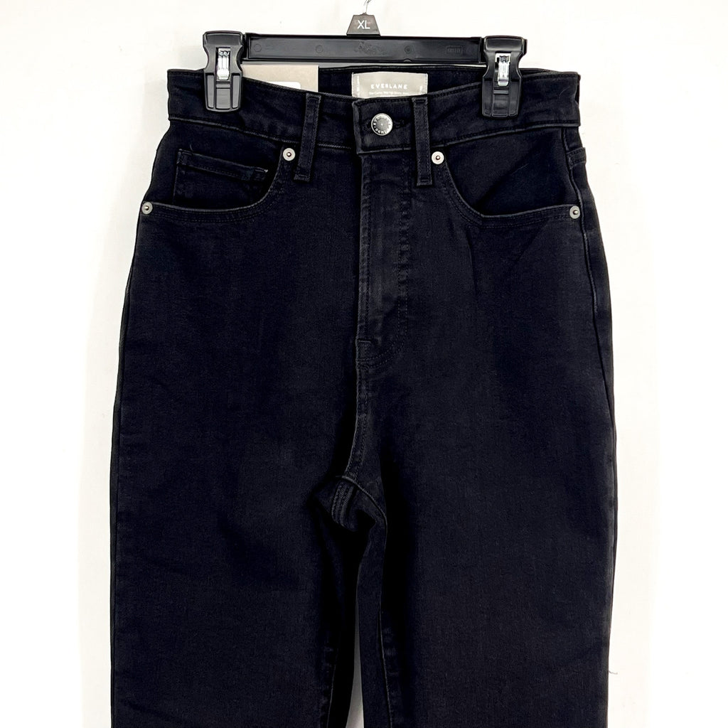 EVERLANE Women's The Way-High Curvy Skinny Jeans Size 27 Crop US 4 Black NWT