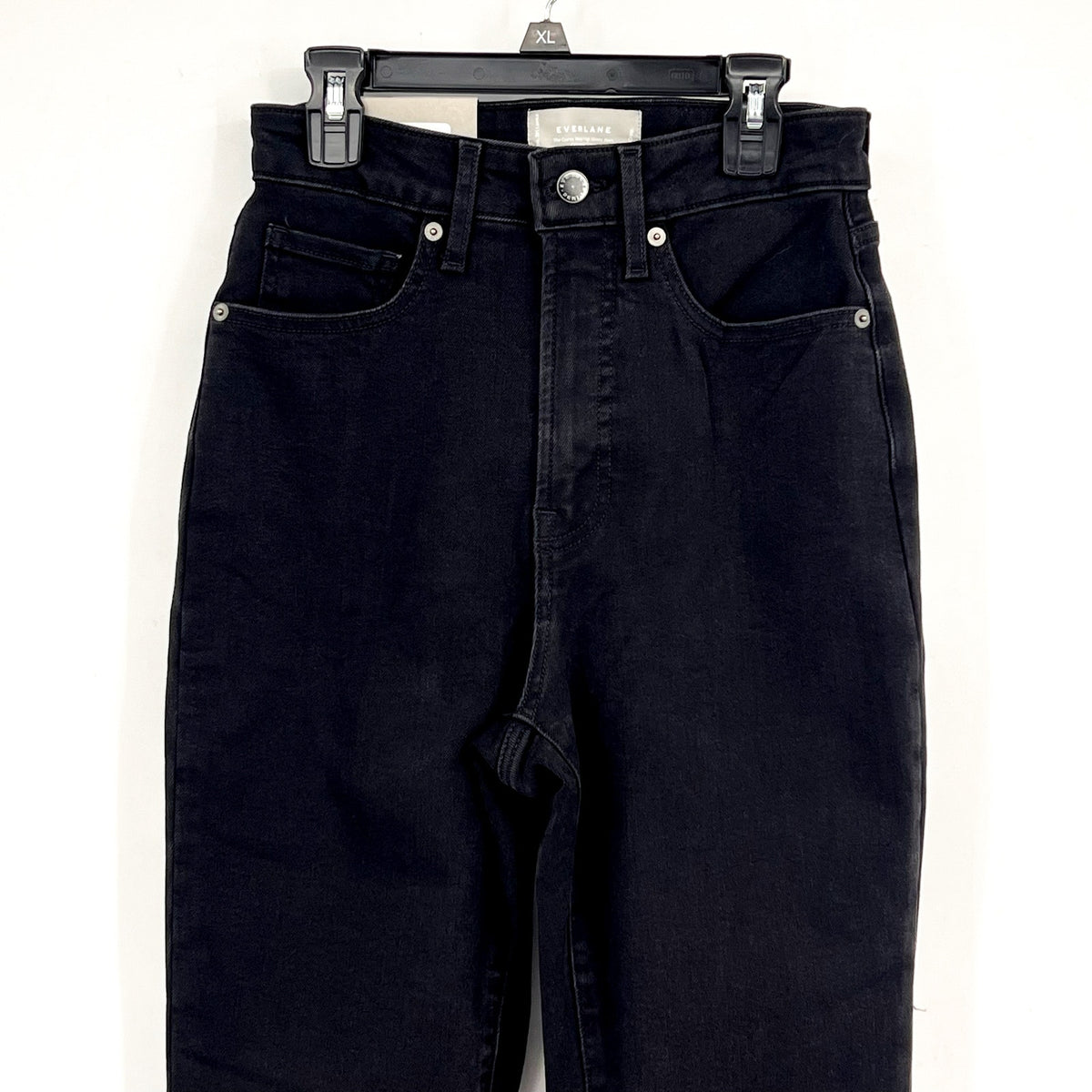 EVERLANE Women's The Way-High Curvy Skinny Jeans Size 27 Crop US 4 Black NWT
