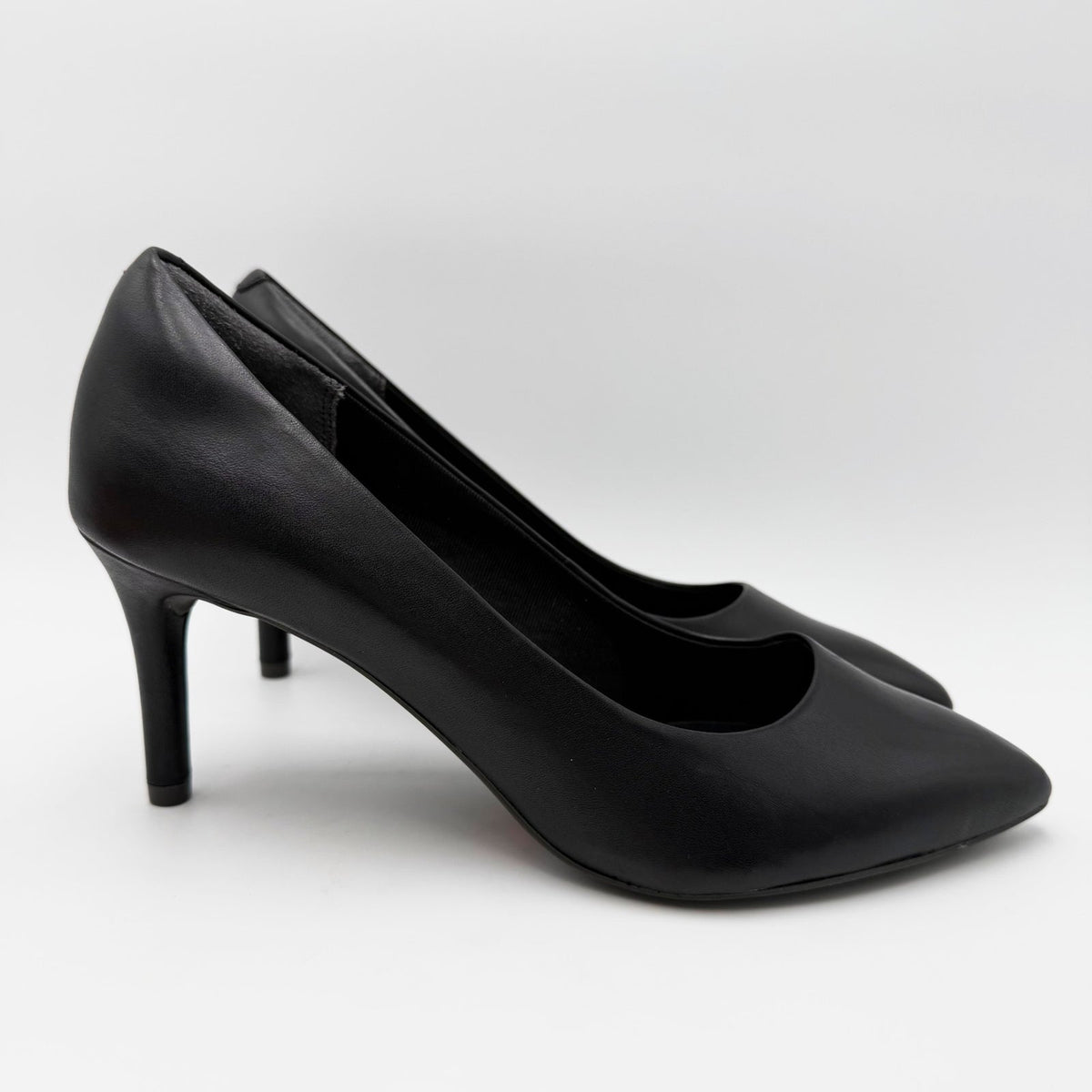 Rockport Womens Total Motion 75mm Pointy Toe Pumps Size 8.5 Black Heels NWOB