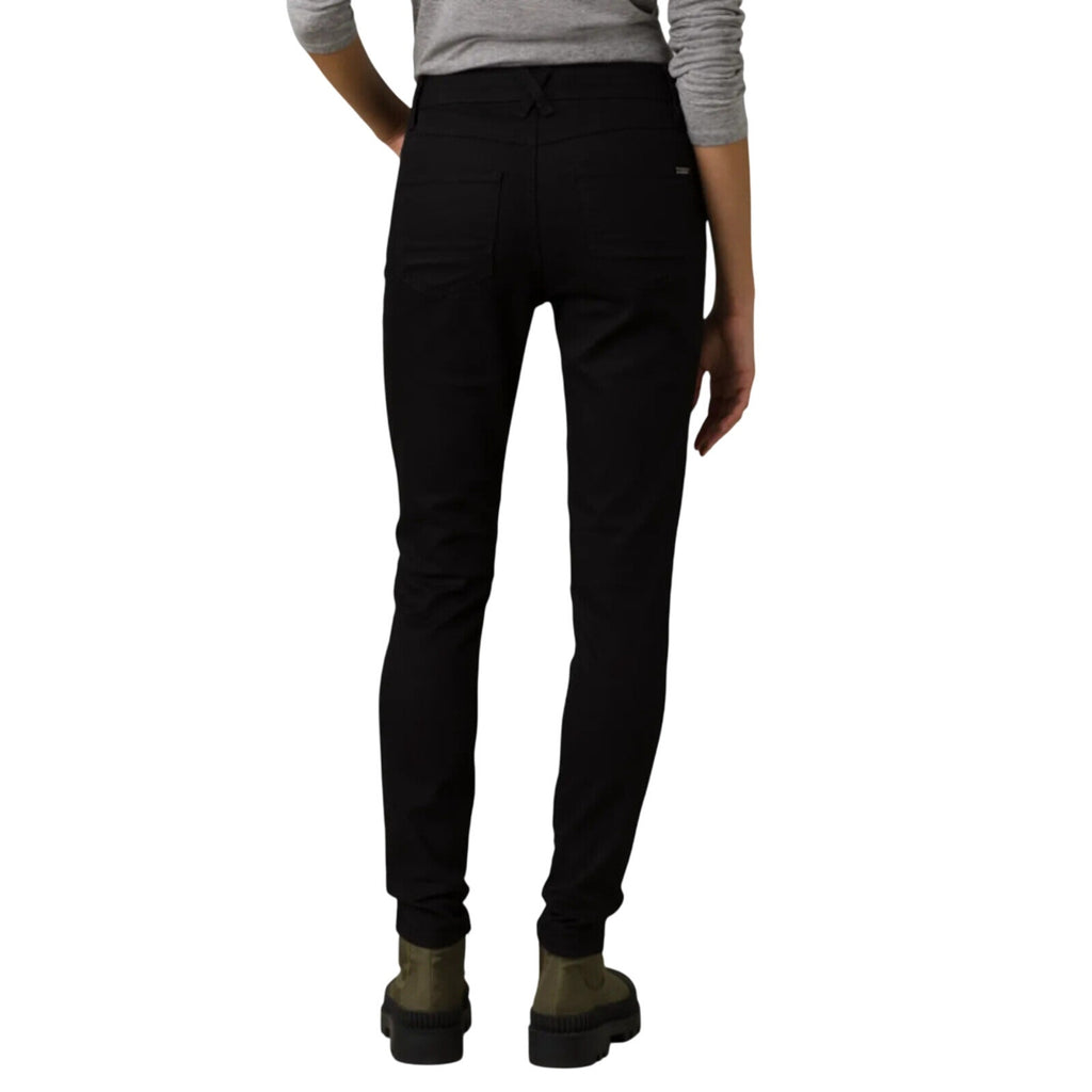 prAna Womens Oday Skinny Jeans Sz 6 Regular Black Stretch High Rise NWT