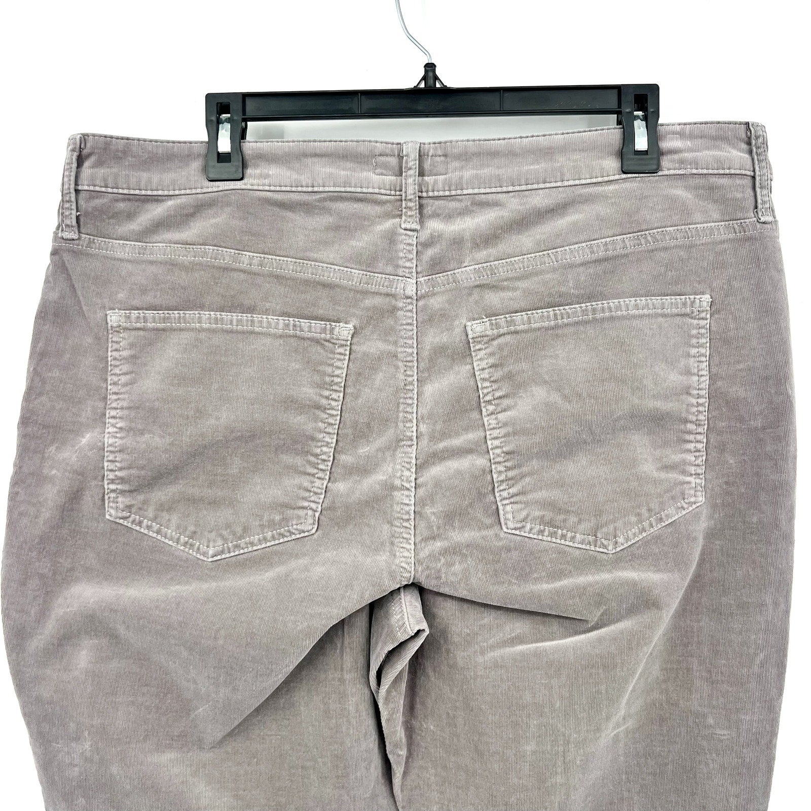KUT FROM THE KLOTH Rachael Mom Corduroy Jeans Size 18 Grey High-rise Fab Ab NWOT
