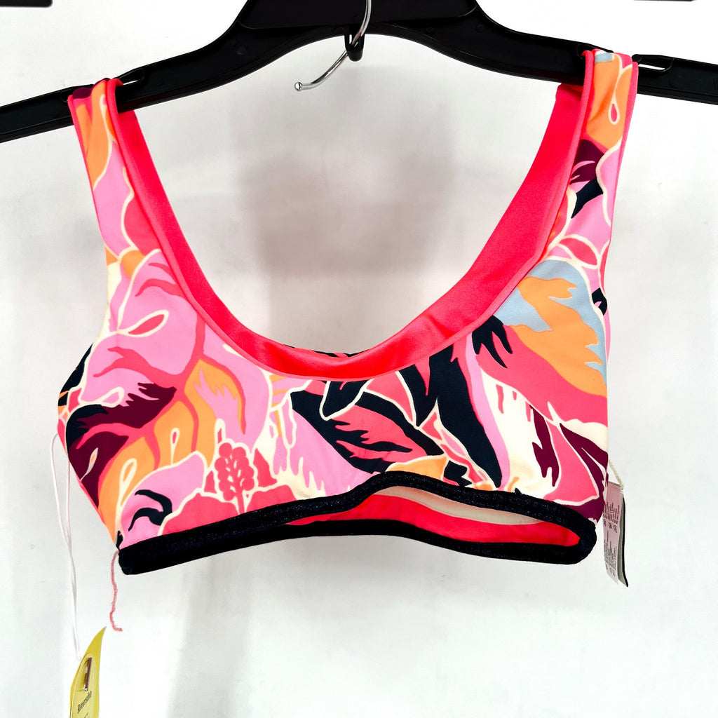 MAAJI Girl's Reversible Retro Bikini Two Piece Set Size 8 Pink Multi Printed NWT