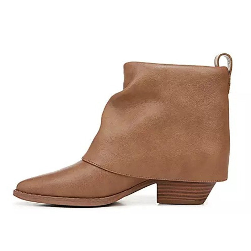 Zodiac Womens Malina Ankle Booties Size 6 M EU 36 Warm Taupe Vegan Leather NIB