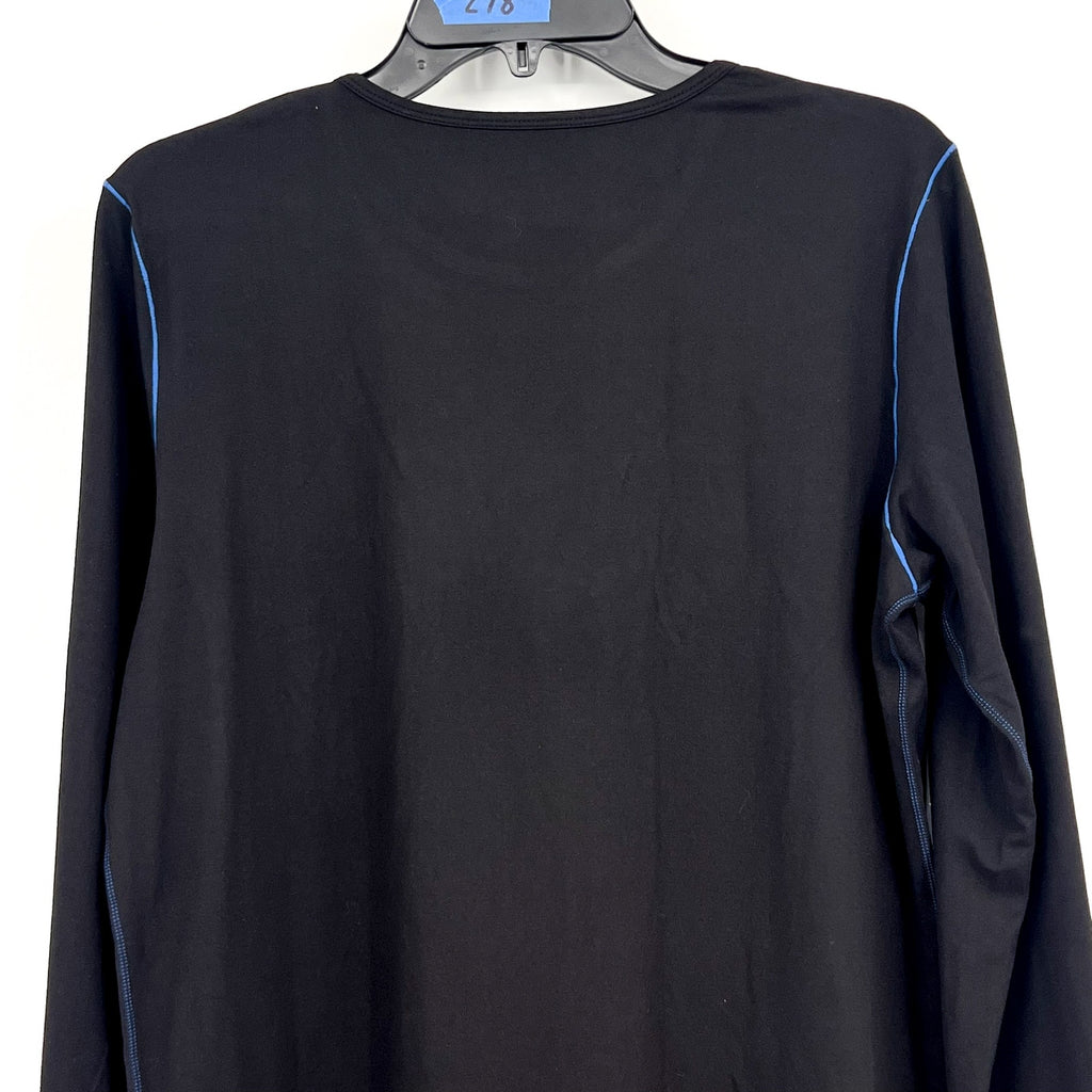 HOT CHILLYS Women's Clima-Tek Crewneck Top XL Black Long Sleeve Base Layer NWT