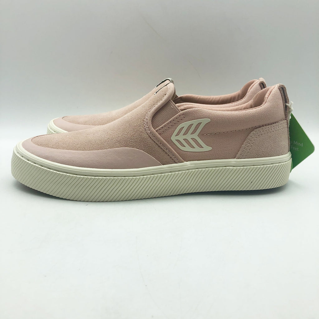Cariuma Womens Skate Pro Slip On Sneakers Size 7 Rose Pink Suede NIB
