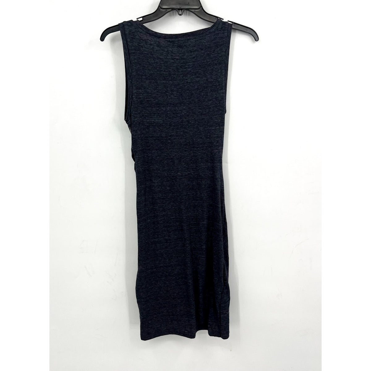 TREASURE & BOND Ruched Jersey Tank Dress Medium Gray Blue Sleeveless NWT
