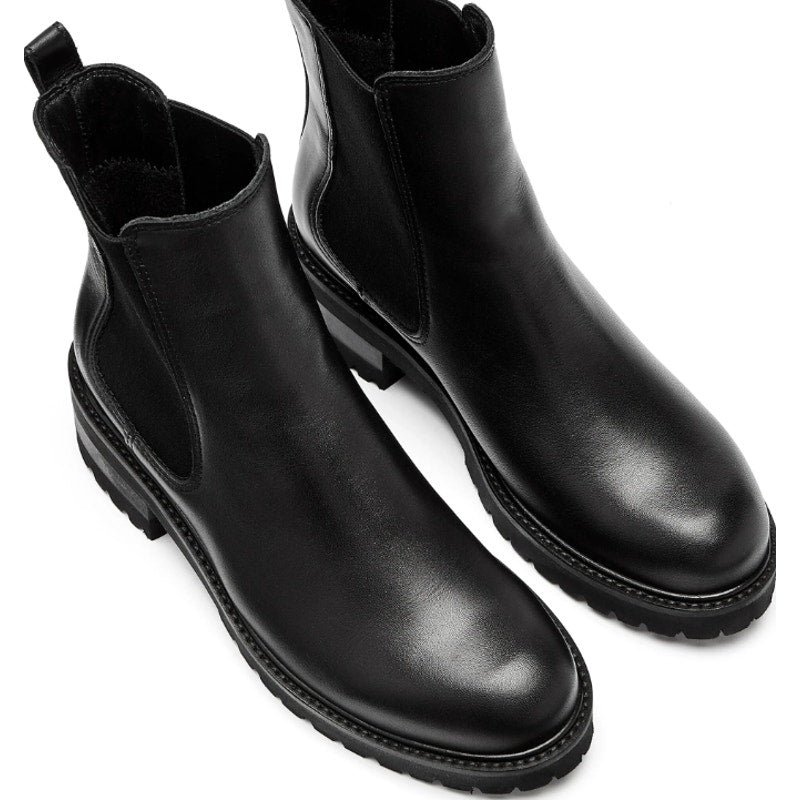 LA CANADIENNE Women's Conner Chelsea Boots 5.5 Black Leather Waterproof NIB