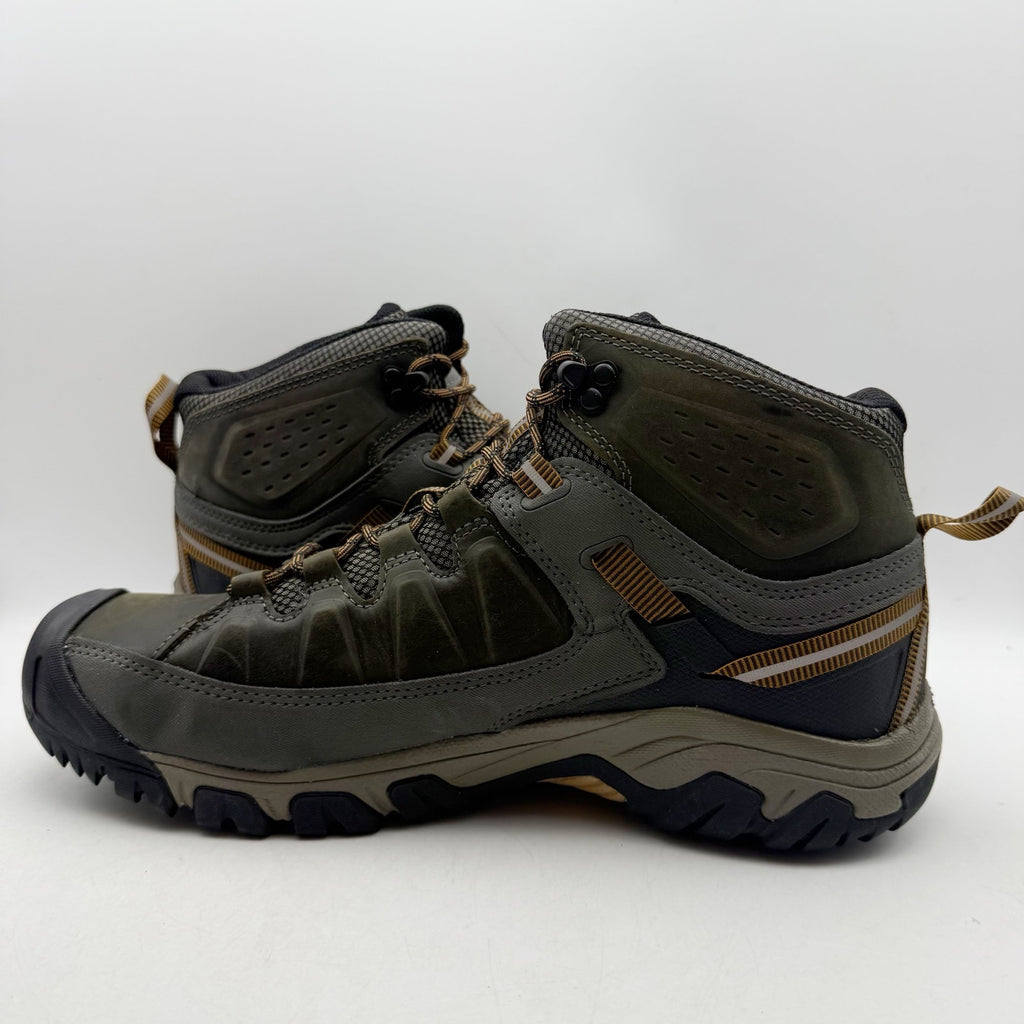 Keen Mens Targhee lll Mid Boot US 13 EU 47 Brown Grey Waterproof Leather NWOB
