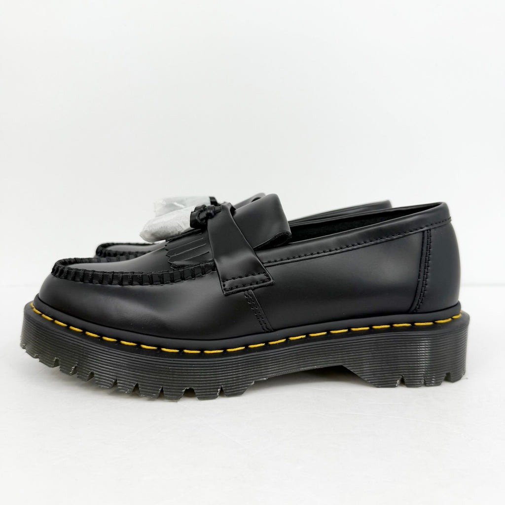Dr. Martens Womens Audrick Platform Loafers US 11 EU 43 Black Nappa Lux NWOB