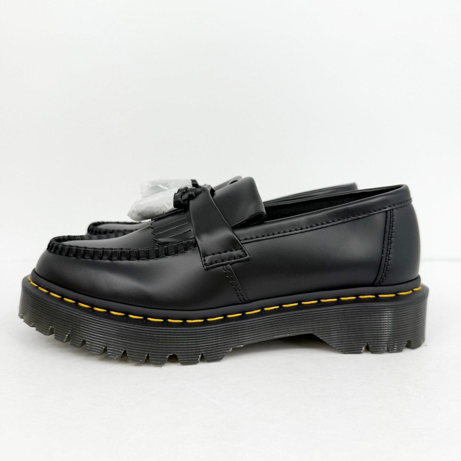 Dr. Martens Womens Audrick Platform Loafers US 11 EU 43 Black Nappa Lux NWOB