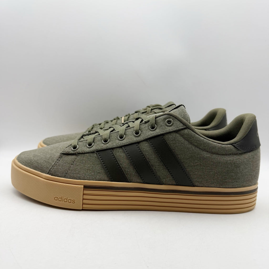 Adidas Mens Daily 4.0 Casual Sneakers US 13 Olive Green Gum NIB