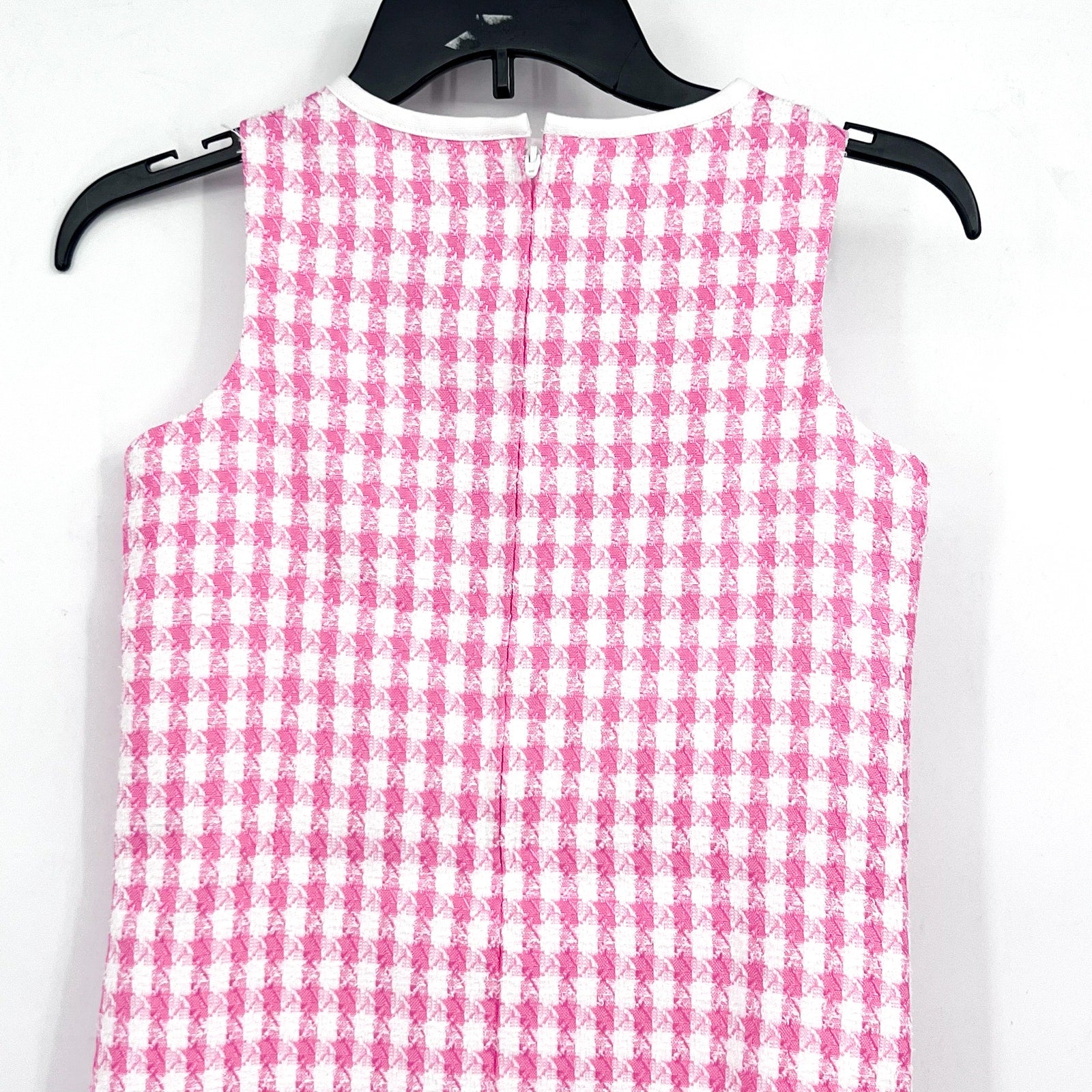 LILLY PULITZER Girls Aria Shift Dress Size 10 Rousseau Pink White Check NWOT