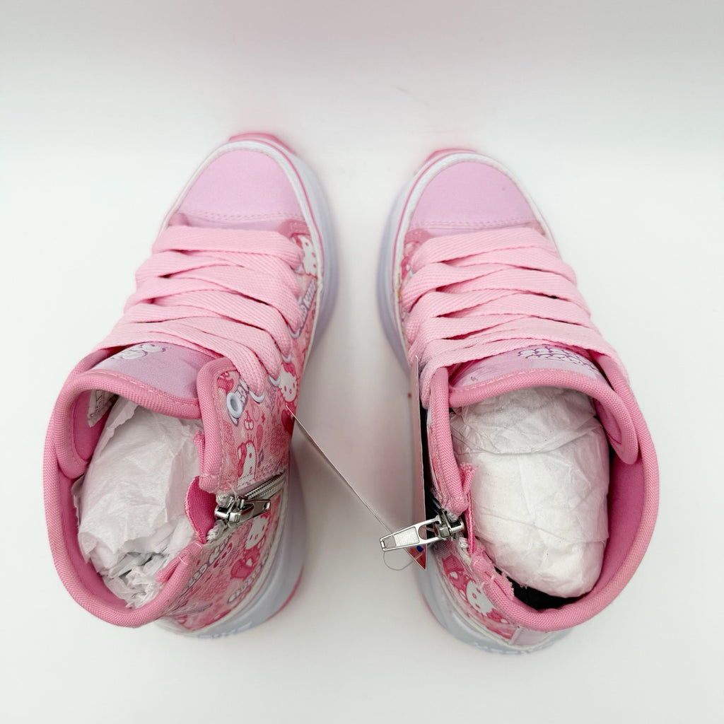 Heelys Girls Veloz Chi Hello Kitty Sneakers US 3 EU 34 Pink Canvas NIB