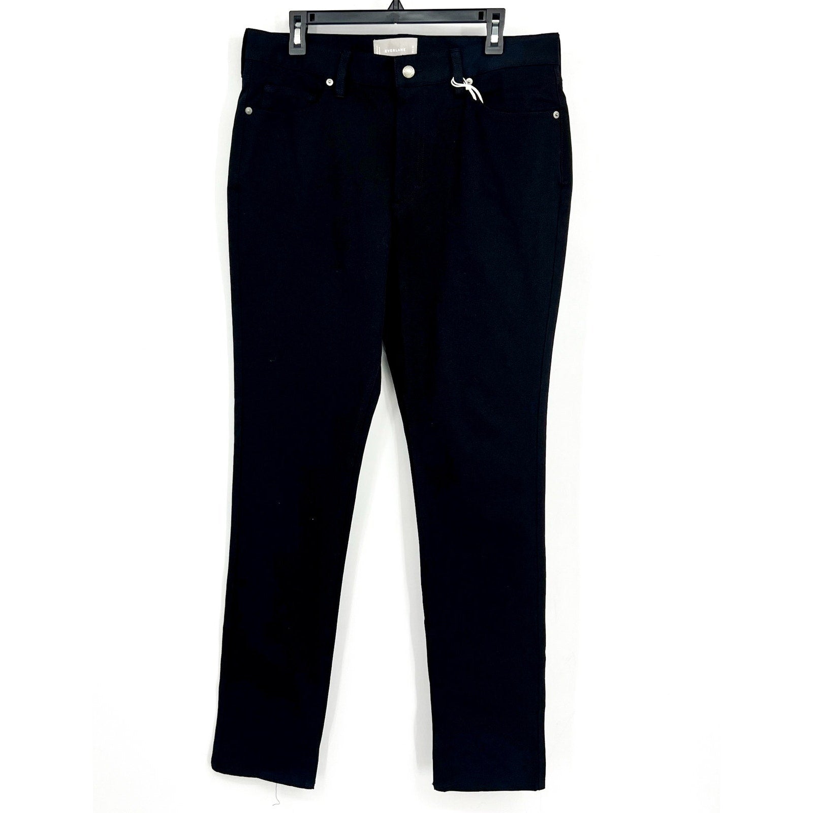 EVERLANE Men's The Performance 5-Pocket Pants 32x34 Black Chinos Stretch NWT