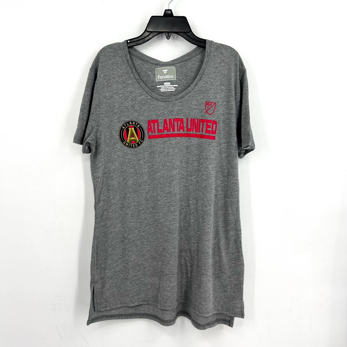FANATICS Atlanta United FC Goalkeeper Tri-Blend T-Shirt Small Heather Gray NWT