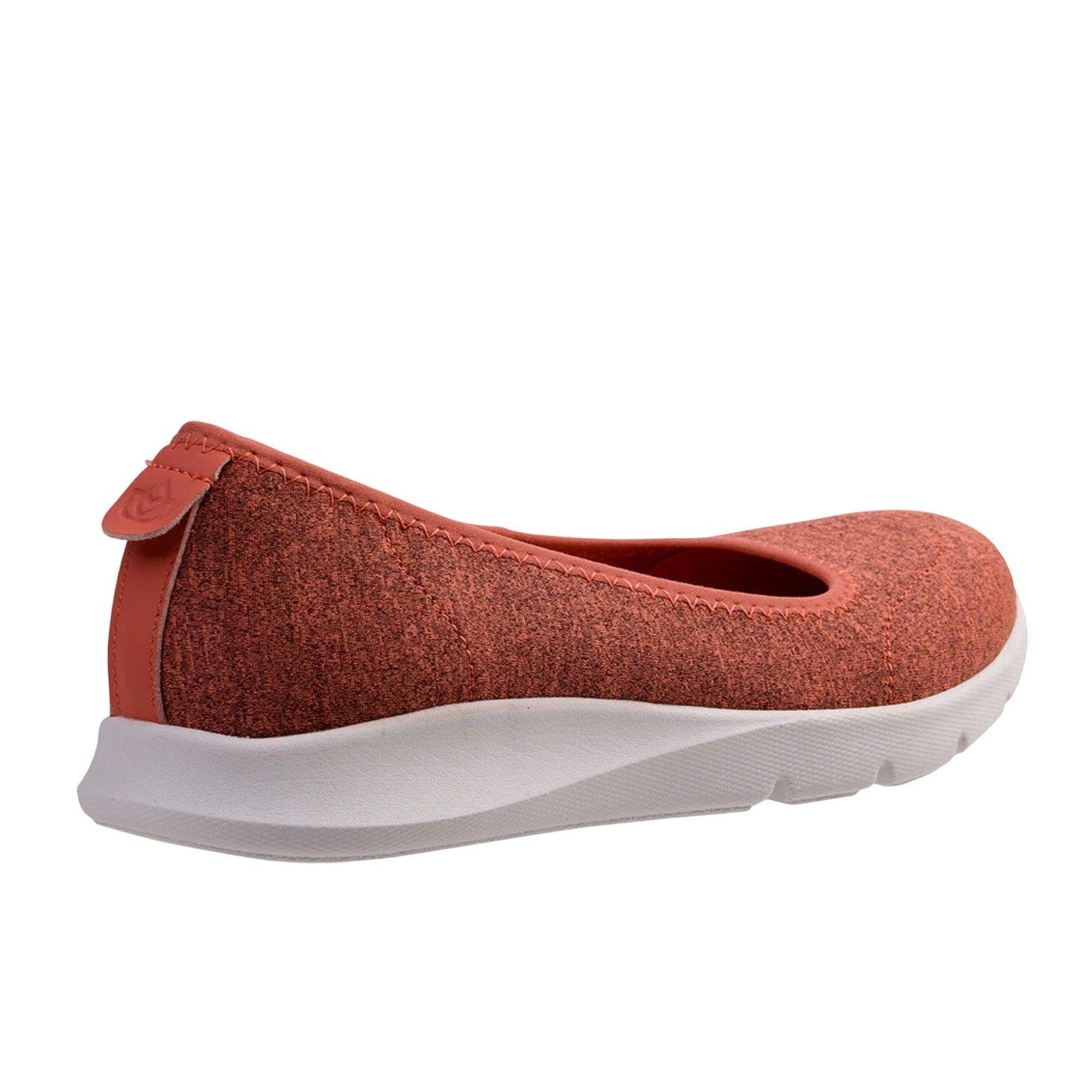 Spenco Womens Daily Stretch Jersey Slip-On Shoes Size 8 Red Terra Cotta NIB