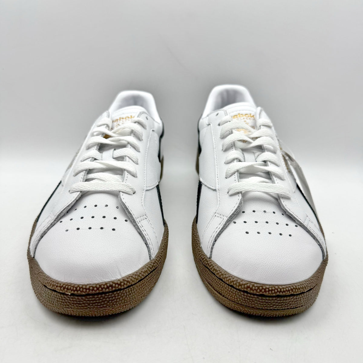 Reebok Mens Club C Grounds Casual Sneakers Size 9 EU 42 White Black NIB