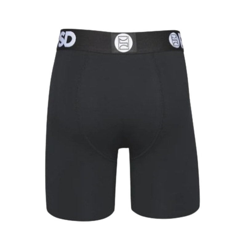 PSD Men's 3 Pack Classic Cotton Stretch Boxer Briefs Medium Black NWT