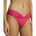 SEAFOLLY Women's Twist Band Hipster Bikini Bottom Size 4 Pink Raspberry NWT