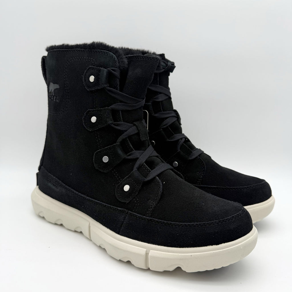 Sorel Womens Explorer Next Joan Winter Boot US 9.5 Black Leather Waterproof NIB