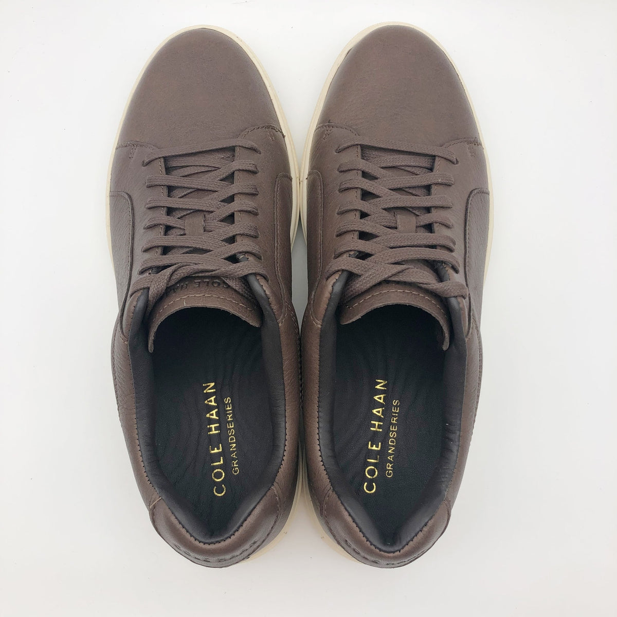 Cole Haan Mens Jensen Low-Top Casual Sneakers Size 12 EU 45 Brown Leather NIB