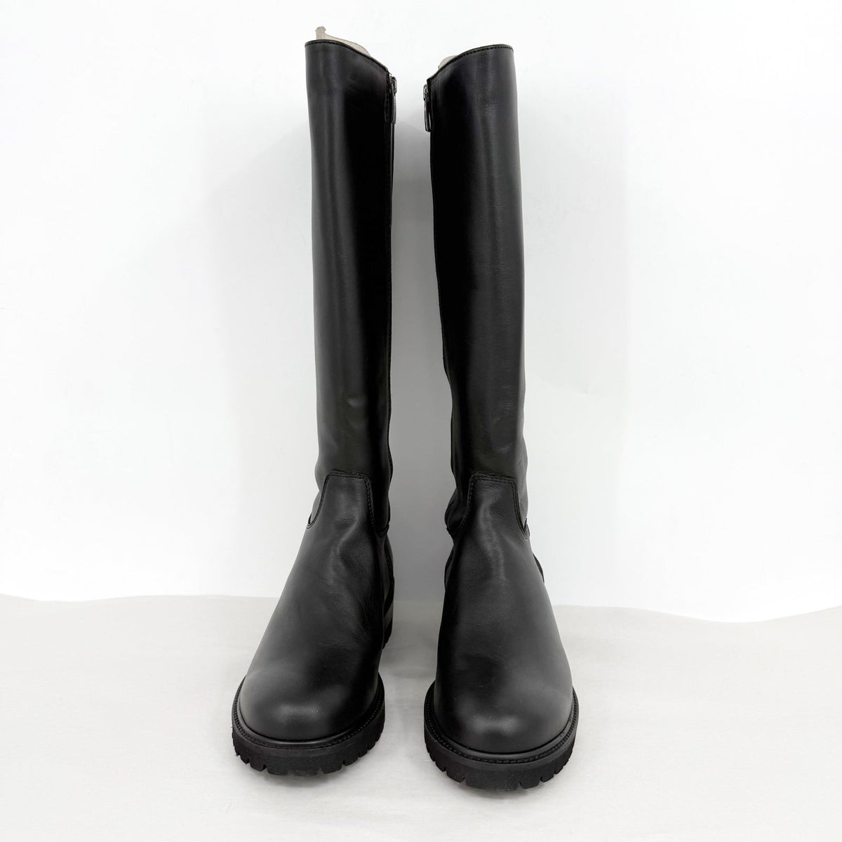 La Canadienne Womens Cate Knee High Boots US Size 9 EU 39 Black Leather NWOB