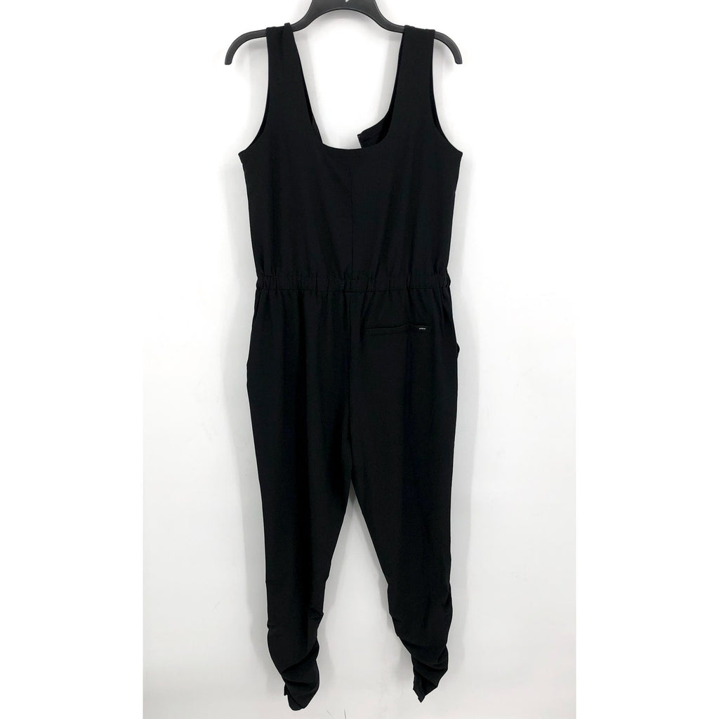PRANA Women's Railay Jumpsuit Medium Black Sleeveless Wrinkle Resistant UPF NWT