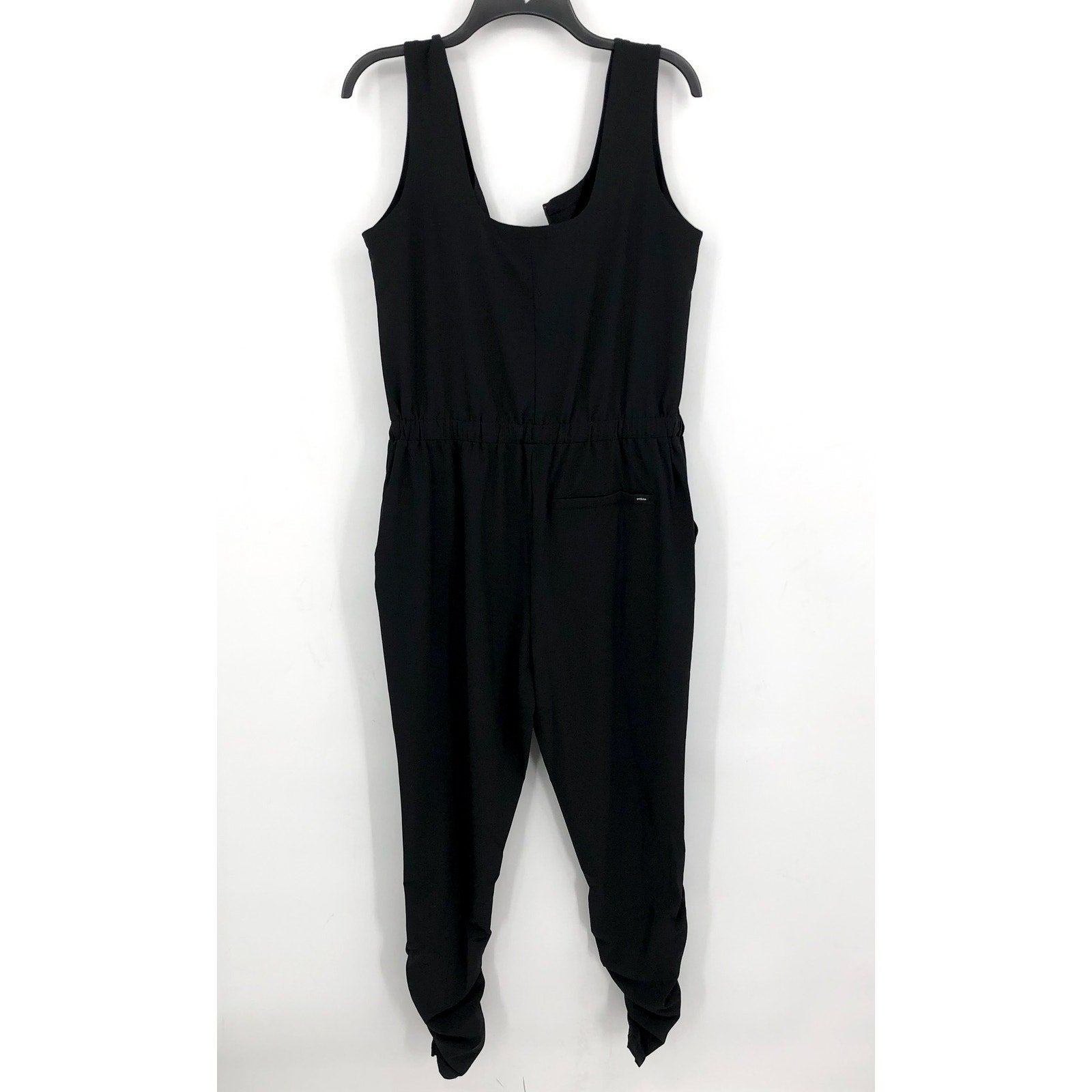 PRANA Women's Railay Jumpsuit Medium Black Sleeveless Wrinkle Resistant UPF NWT