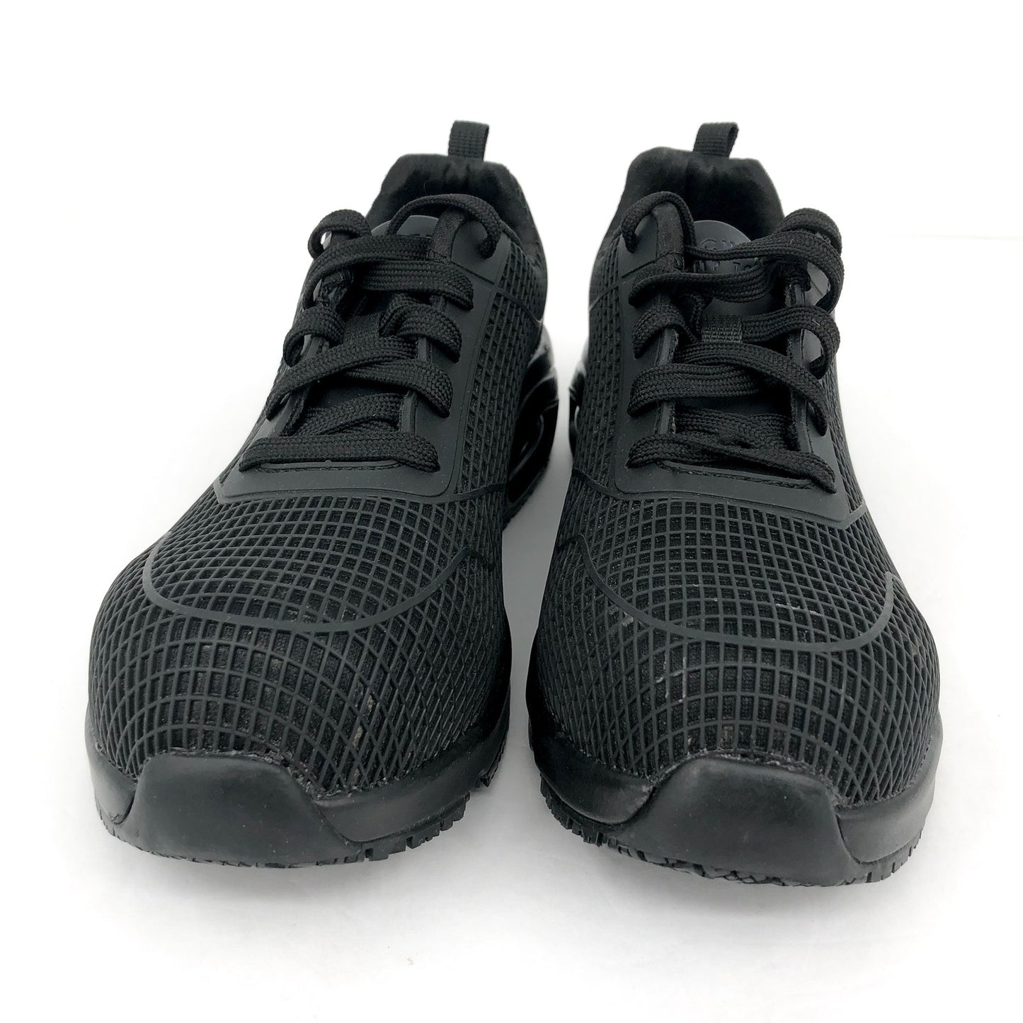 Skechers Work Womens Uno Deloney Shoes US 5.5 Black Comp Toe NMT SR EH NIB