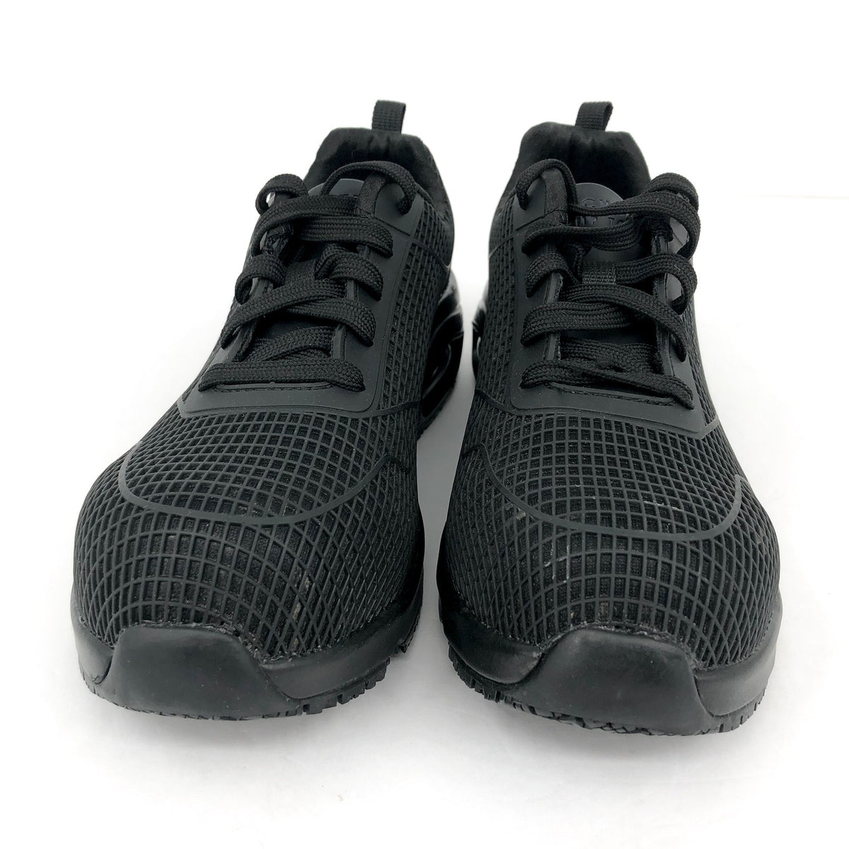 Skechers Work Womens Uno Deloney Shoes Size 5.5 Black Comp Toe NMT SR EH NIB