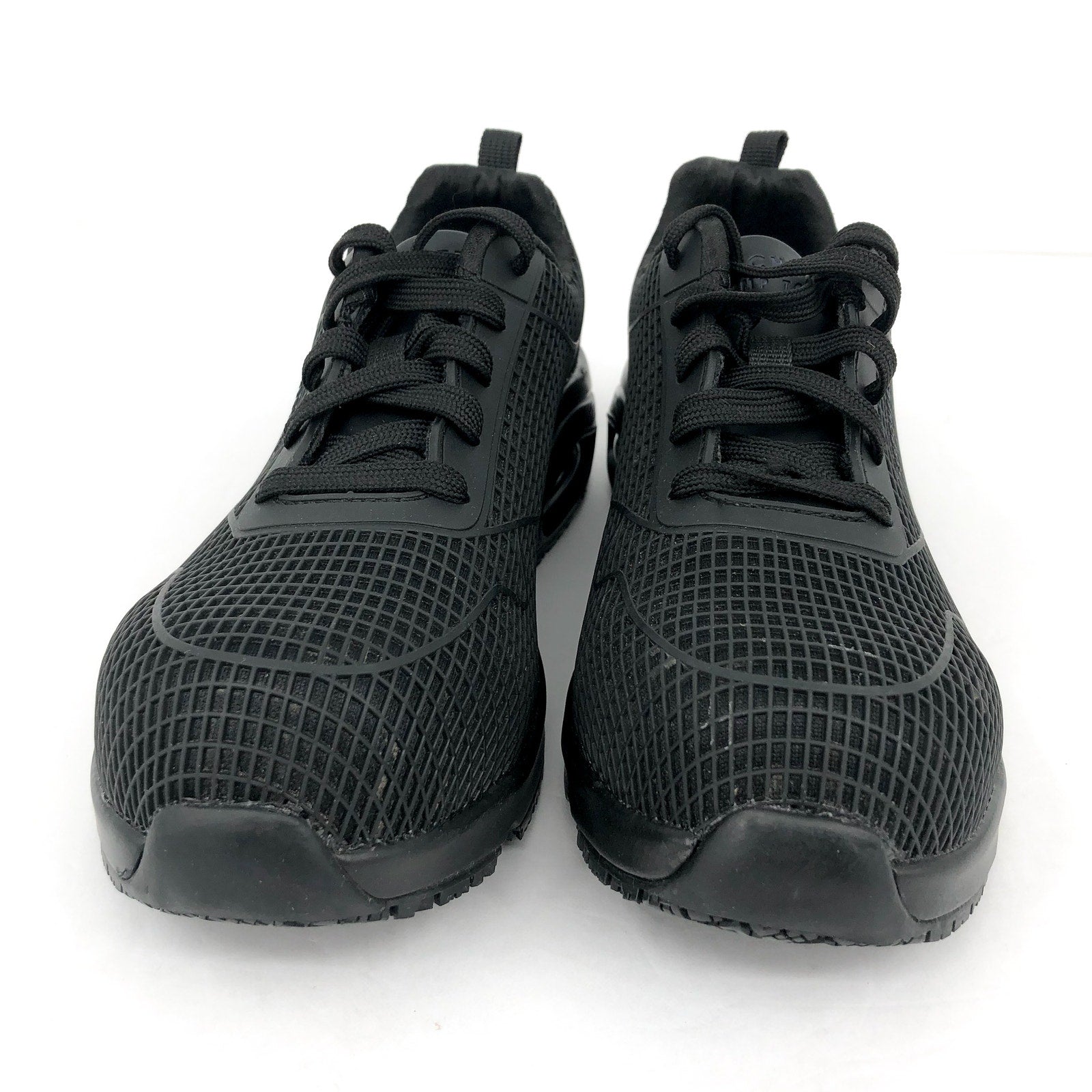 Skechers Work Womens Uno Deloney Shoes US 5.5 Black Comp Toe NMT SR EH NIB