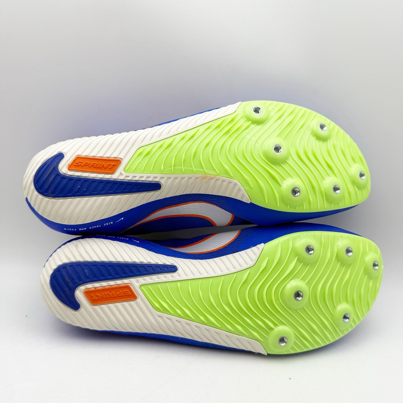 Nike Mens Zoom Rival Multi Racer Track Spike Shoes US 11.5 Blue D8753 NWOB