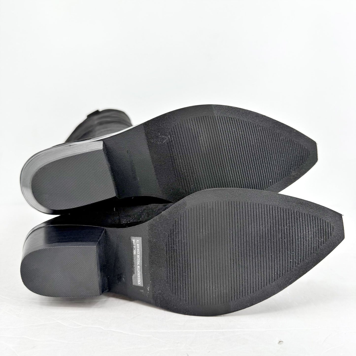 Dolce Vita Womens Knit Knee High Boots US 7.5 M EU 38 Black Fabric NWOB