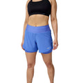 BROOKS Women's Chaser 5" 2-in-1 Shorts 2.0 Medium Bluebell Atheltic NWT