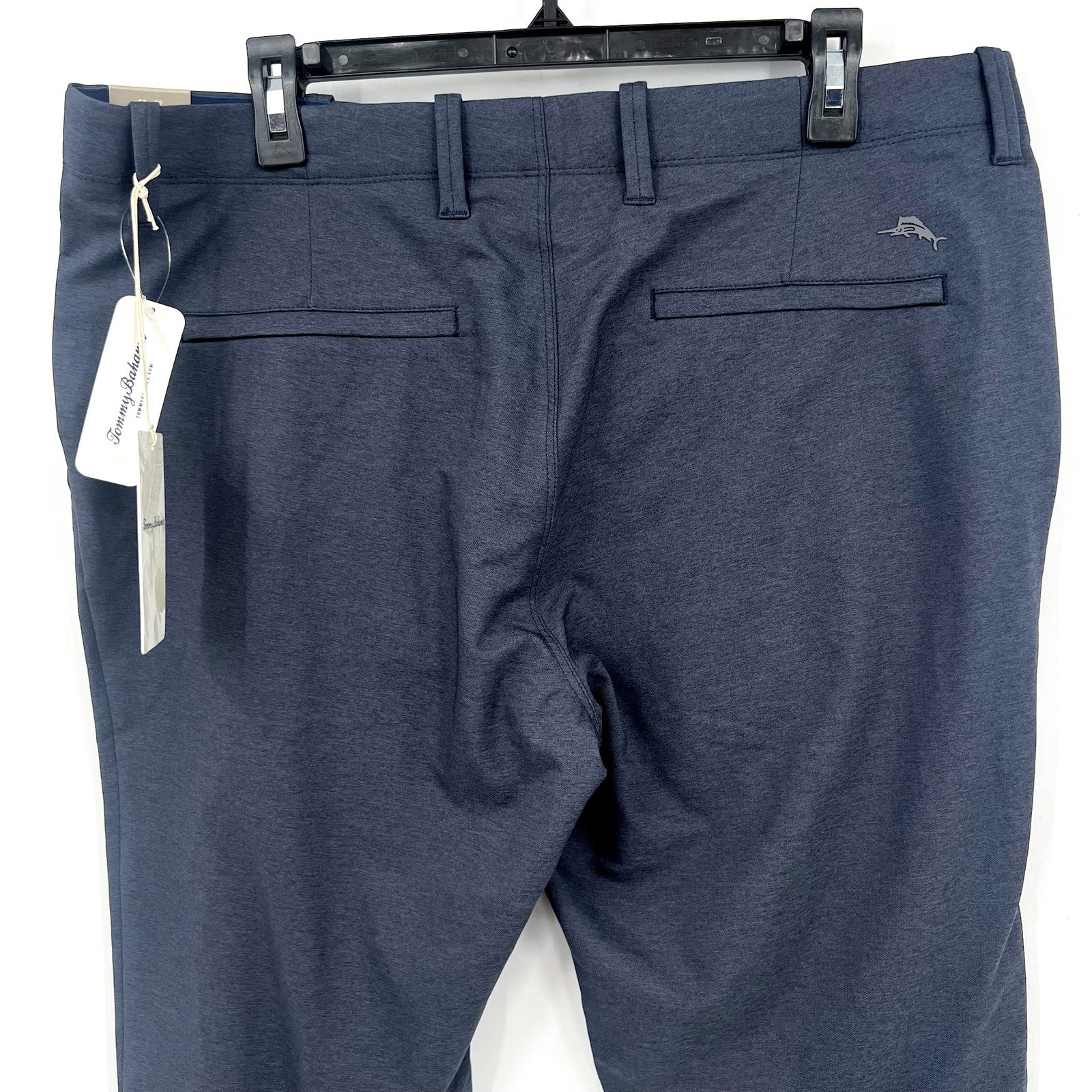 TOMMY BAHAMA Men's On Par Pants 35 x 32 Belmond Blue Golf Performance NWT