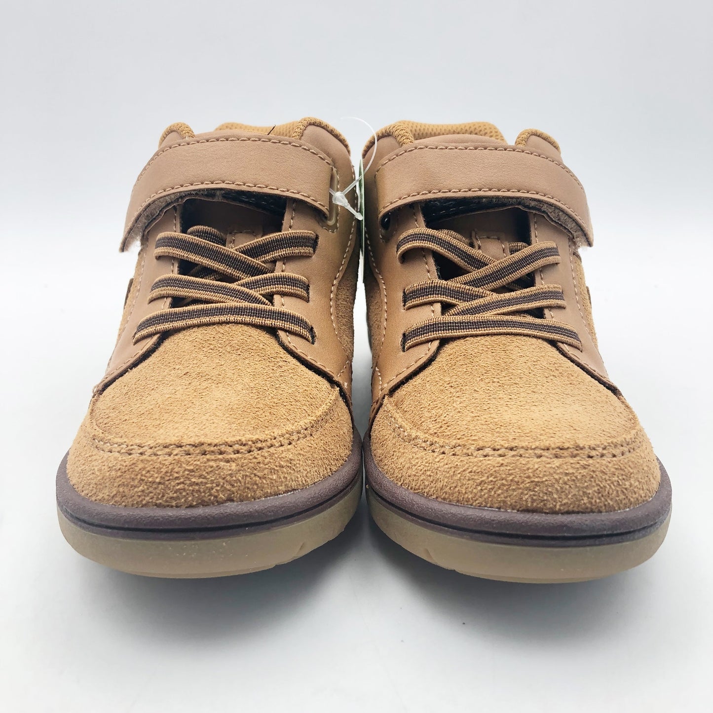 Stride Rite SRT Ames Honey Yellow Boy Boots Size 12.5 Brown Kids Shoes NIB