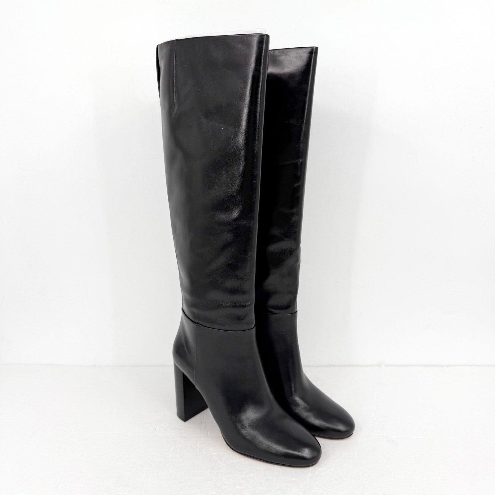 Kate Spade Womens Colby Tall Boots US 7.5 B EU 38 Black Leather NIB