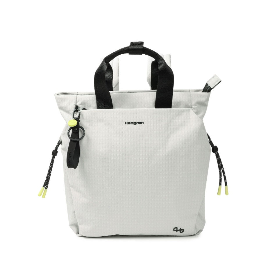 HEDGREN Norio Backpack 2 Handles Bag Small Vaporous Grey Tote NWT