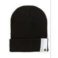 Zella Reflective Cuff Beanie Hat Black NWT