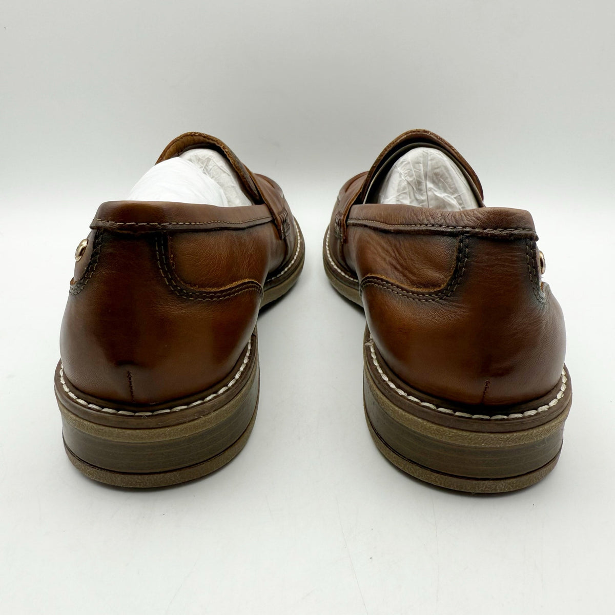 PIKOLINOS Womens Aldaya W8J-3541 Loafers EU 41 US 10.5 Brown Leather NWOB