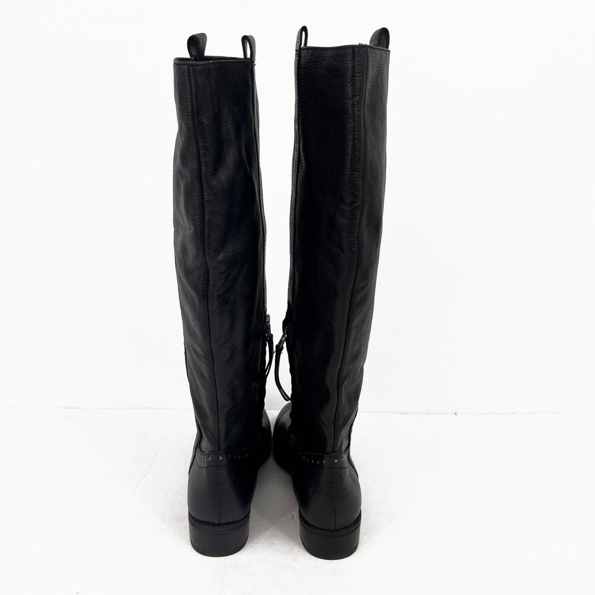 Sam Edelman Womens Prina Knee High Riding Boots Size 8 EU 38 Black Leather NWOB