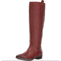 Sam Edelman Womens Prina Knee High Riding Boots Size 8.5 EU 38.5 Mahogany NWOB