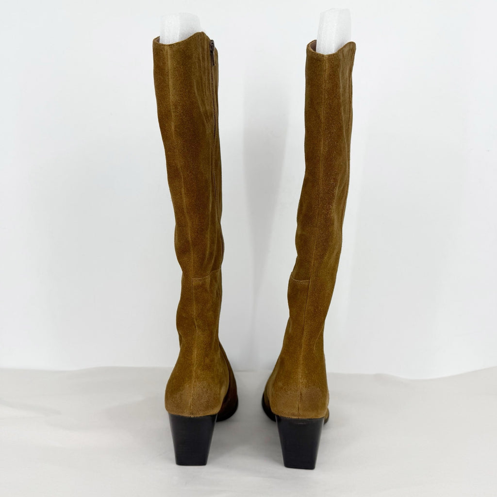Seychelles Womens Begging You Knee High Boots Size 11 M Brown Suede Boho NWOB