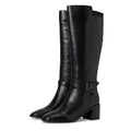 Easy Spirit Womens Noma Knee High Boots US 7 M Black Leather NIB