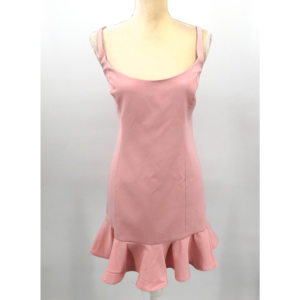 BARDOT Womens Gigi Mini Dress US 12 XL Pink Blossom Sleeveless