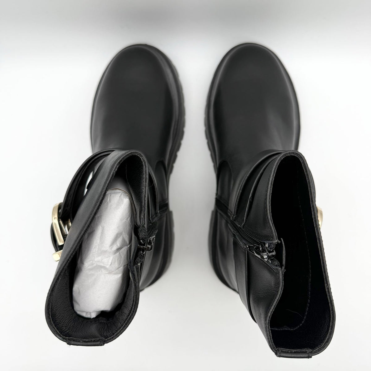 Steve Madden Womens Lonny Ankle Booties US 7.5 EU 38 Black Leather NIB
