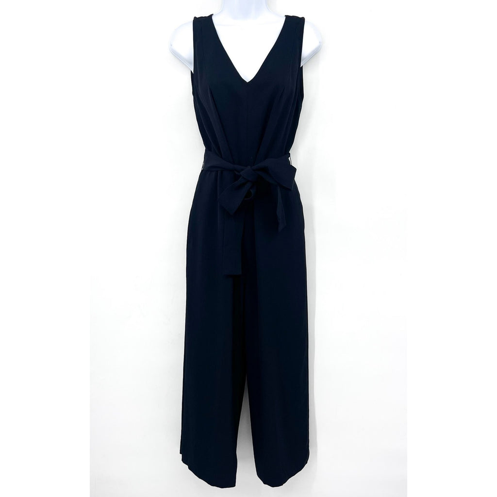 EVERLANE Women's The Ultimate Jumpsuit Size 6 Black Belted Wide Leg NWT