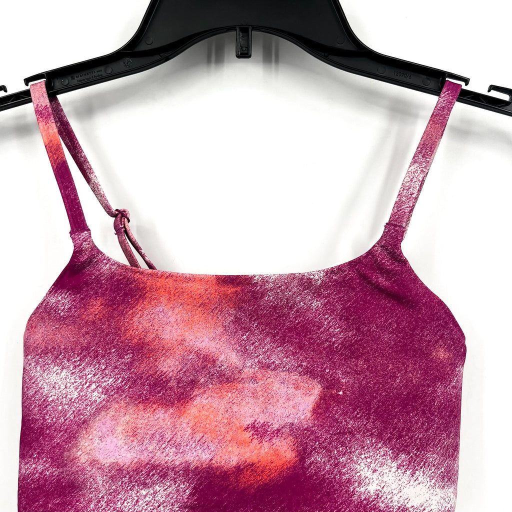 NIKE One Convertible Longline Sports Bra XS Pink Fuchsia Light Support NWT