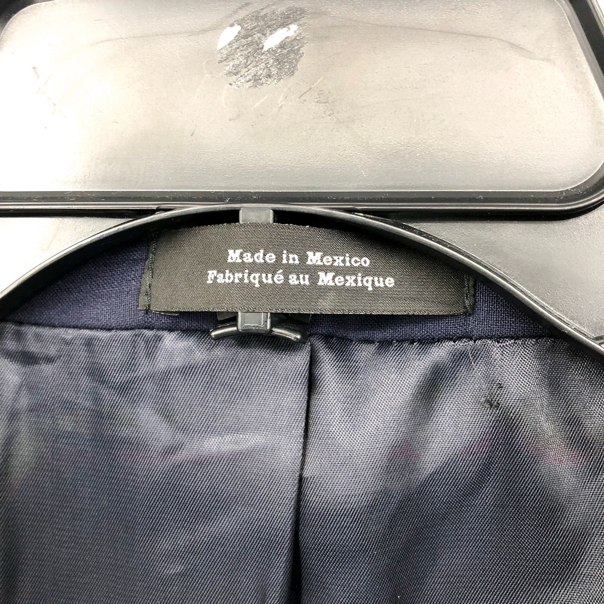 NORDSTROM Men's Tech Smart Trim Fit Suit Jacket 42R Navy Blue Stretch NWOT