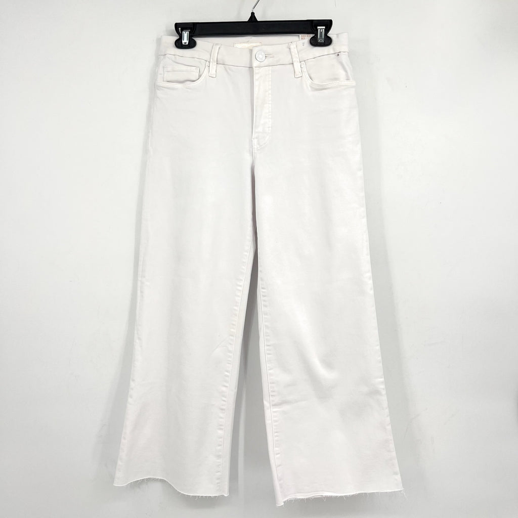 KUT FROM THE KLOTH Meg Wide Leg Jeans Size 4 Optic White High-Rise Fab AB NWT